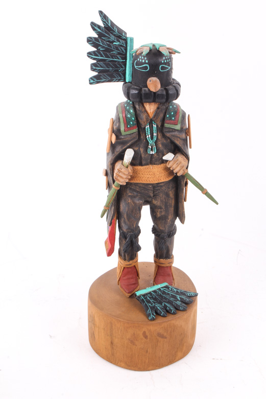 Pair of Handmade Kachina Dolls