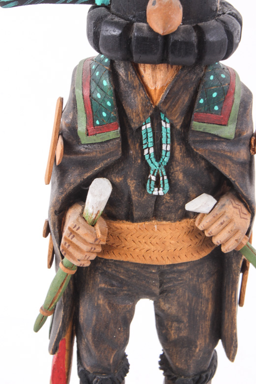 Pair of Handmade Kachina Dolls