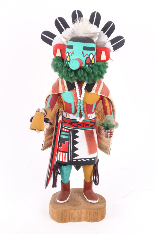 Pair of Handmade Kachina Dolls