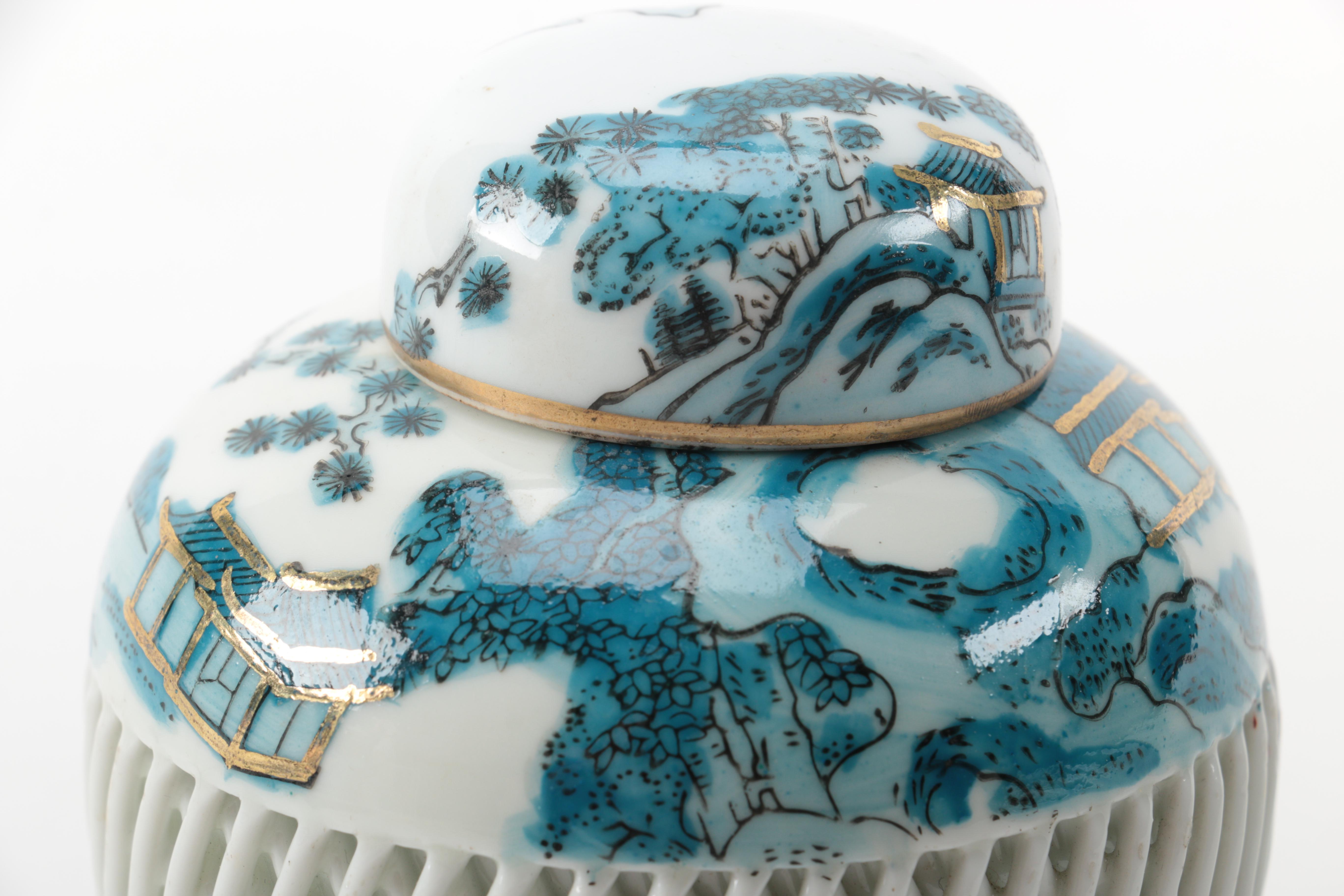 Japanese Porcelain Ginger Jar