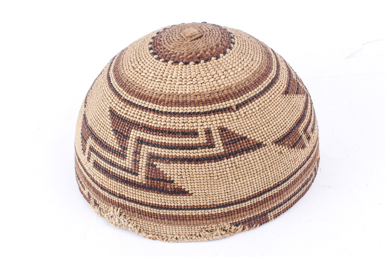 Antique Handwoven Native American Style Basket