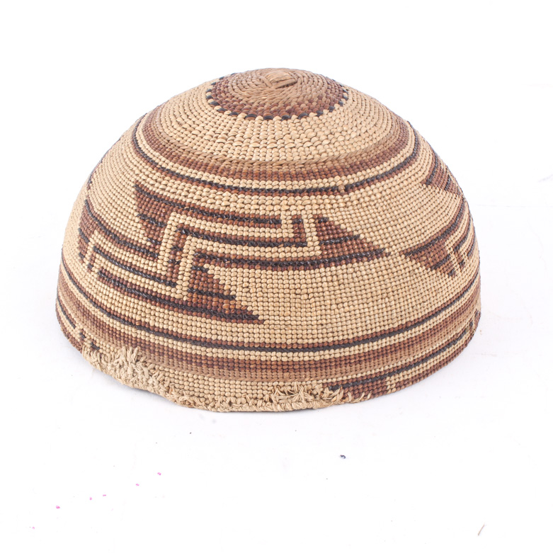 Antique Handwoven Native American Style Basket