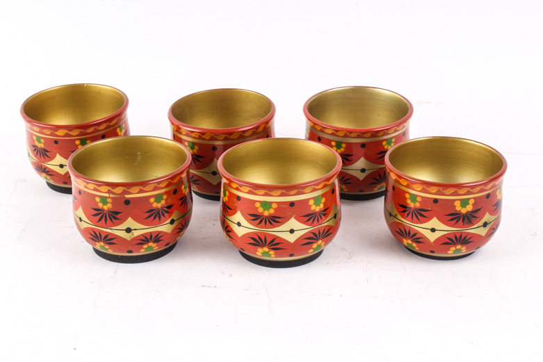 Collection of Russian Hand Painted Lacquerware