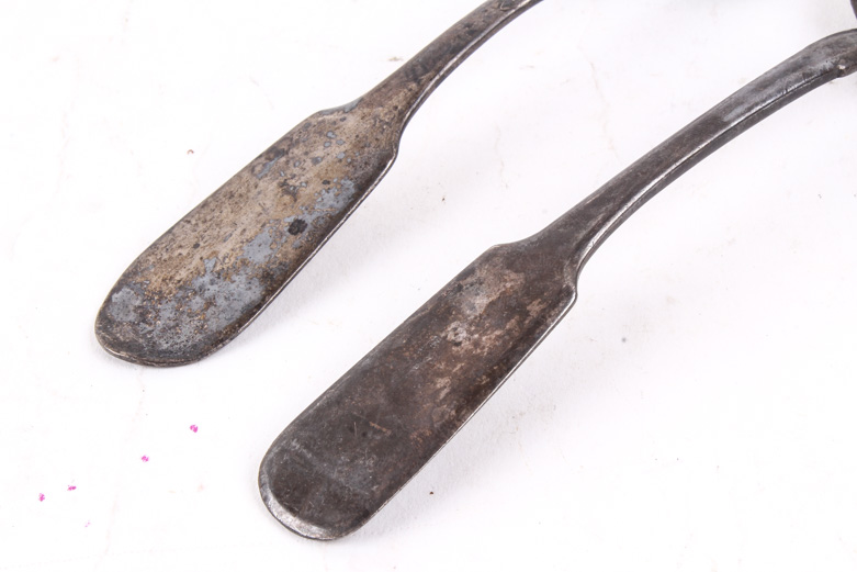 Antique Russian 875 Silver Fork and Spoon