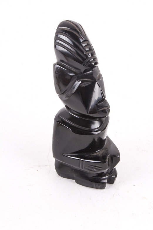 Collection of Carved Stone and Ceramic Figurines