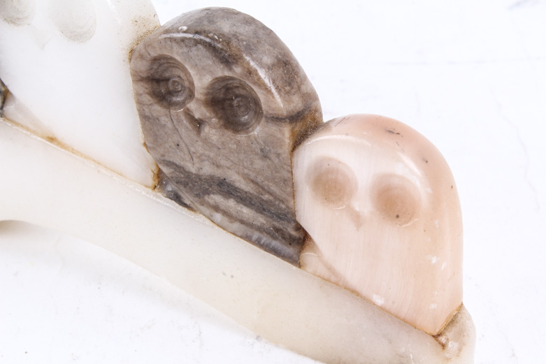 Collection of Carved Stone and Ceramic Figurines