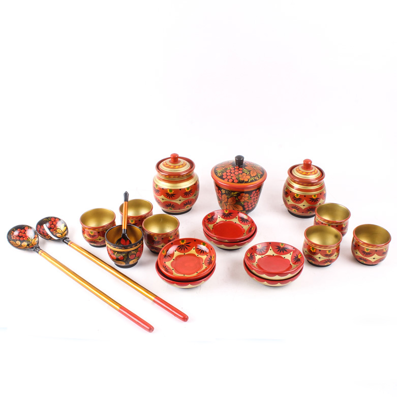 Collection of Russian Hand Painted Lacquerware
