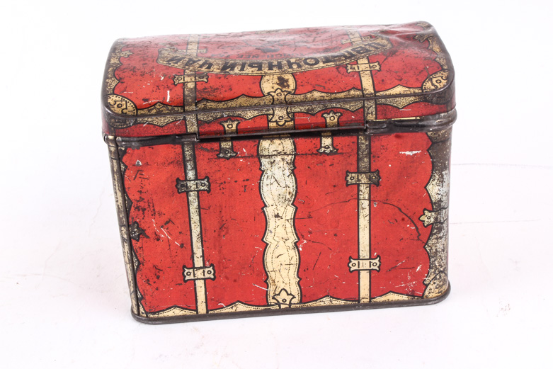 Vintage and Antique Russian Tin Tea Boxes
