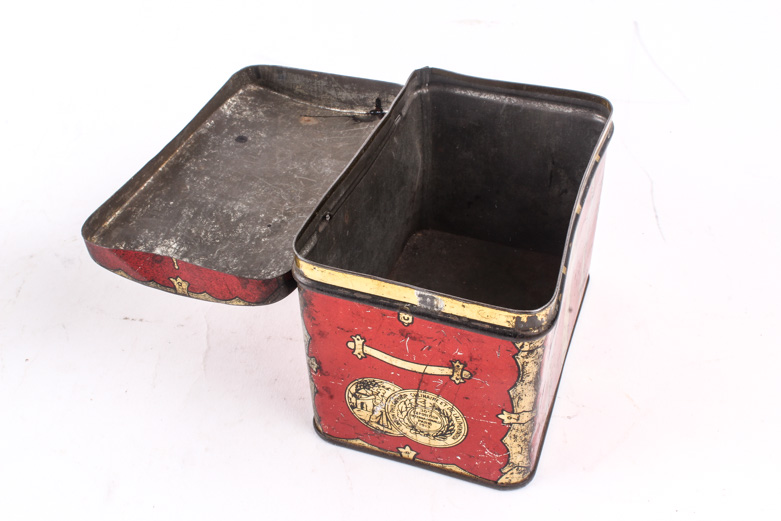 Vintage and Antique Russian Tin Tea Boxes