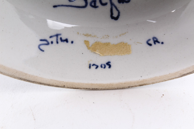 De Koninklijke Porceleyne Fles Delft Porcelain Footed Compote