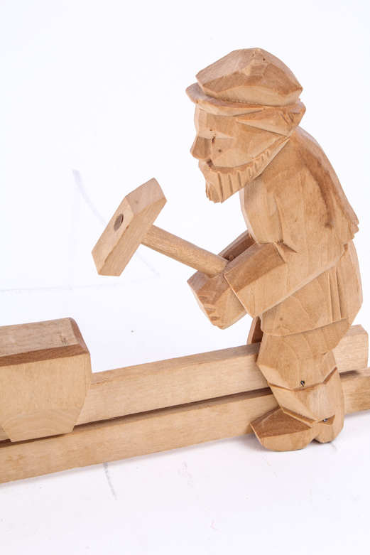 Russian Style Animated Wood Carving Toy