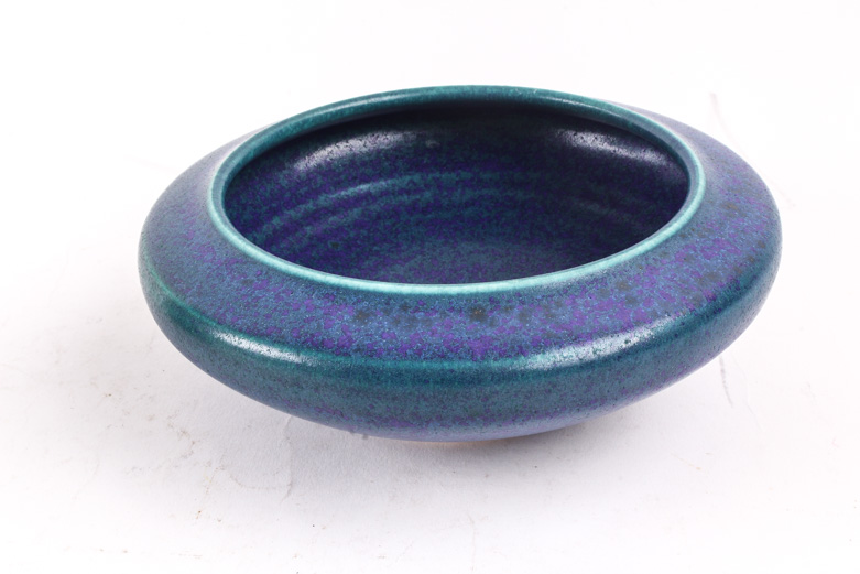 Hand Thrown Porcelain and Stoneware Vase and Bowl