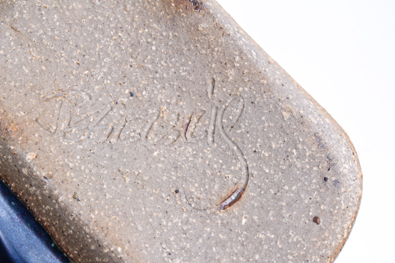 Hand Thrown Porcelain and Stoneware Vase and Bowl