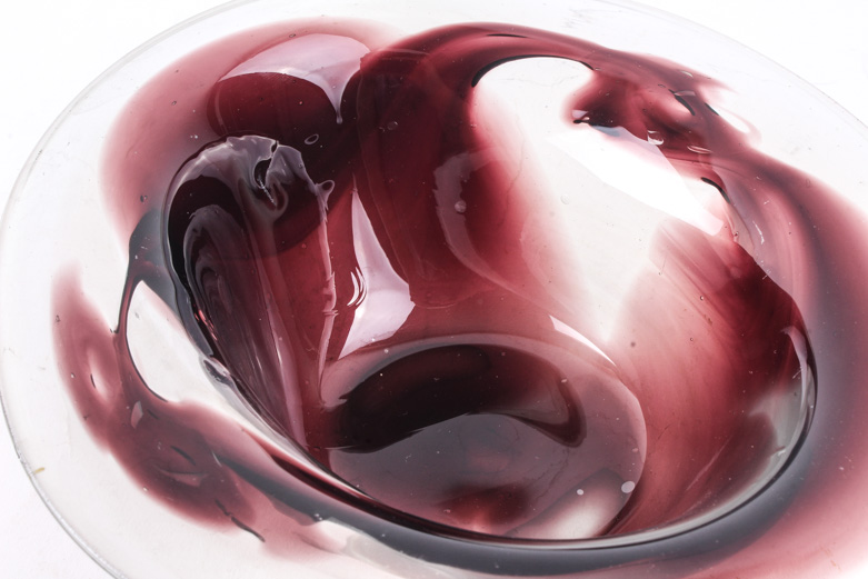 Mid-Century Art Glass and Wood Bowls Including David Schwarz