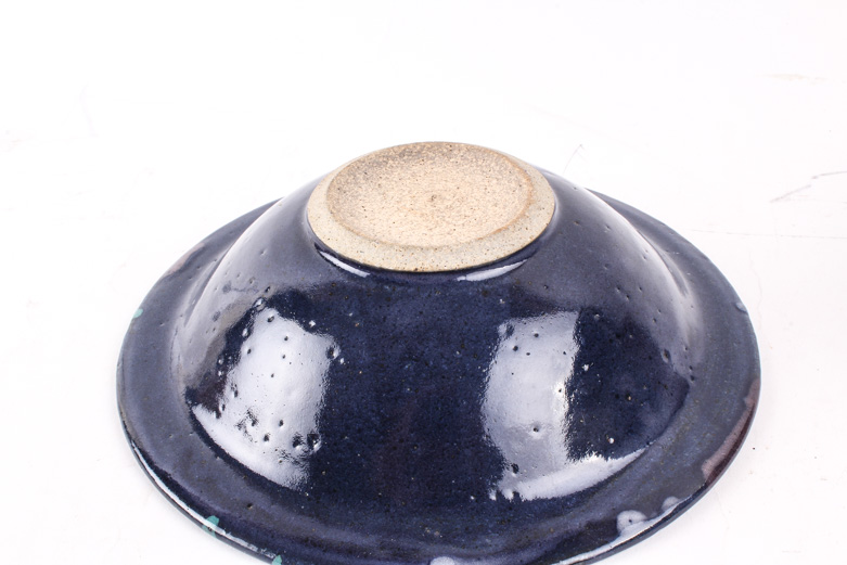 Pair of Hand Thrown Stoneware Bowls