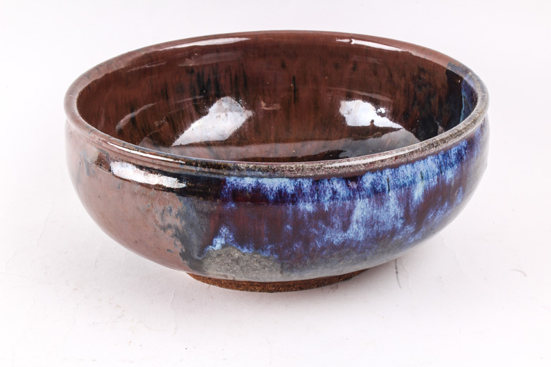 Pair of Hand Thrown Stoneware Bowls