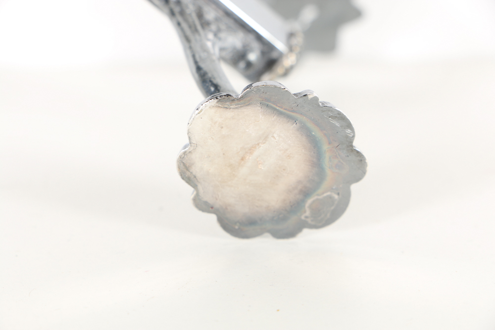 Vintage Prill Silver Co. Silver Plated Adjustable Dish Cross