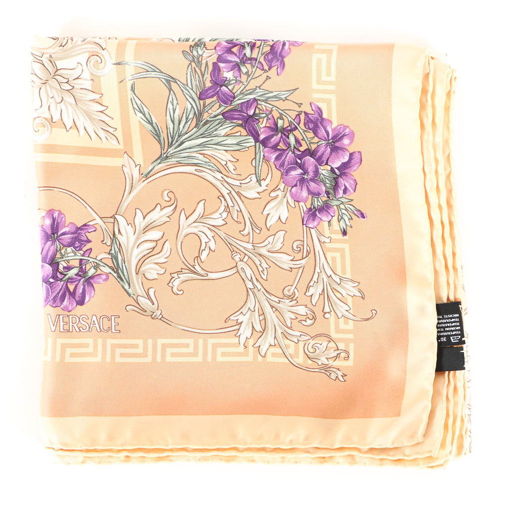 Salvatore Ferragamo and Versace Silk Scarves