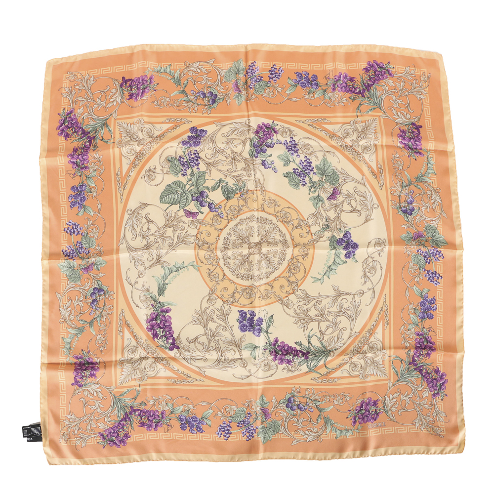 Salvatore Ferragamo and Versace Silk Scarves