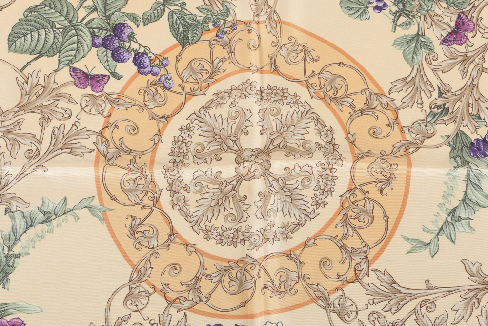 Salvatore Ferragamo and Versace Silk Scarves