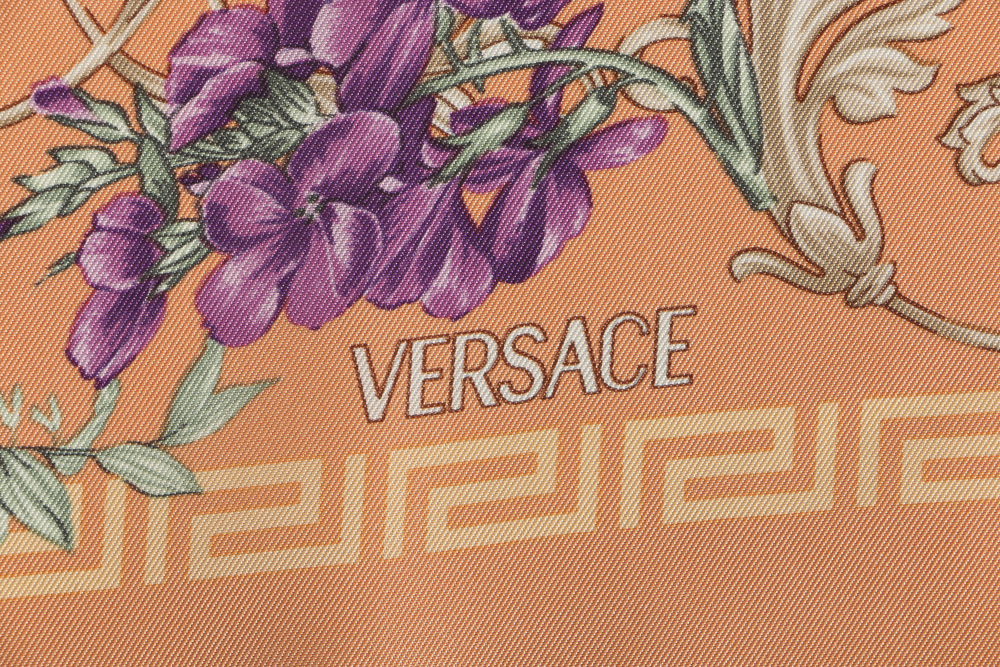 Salvatore Ferragamo and Versace Silk Scarves