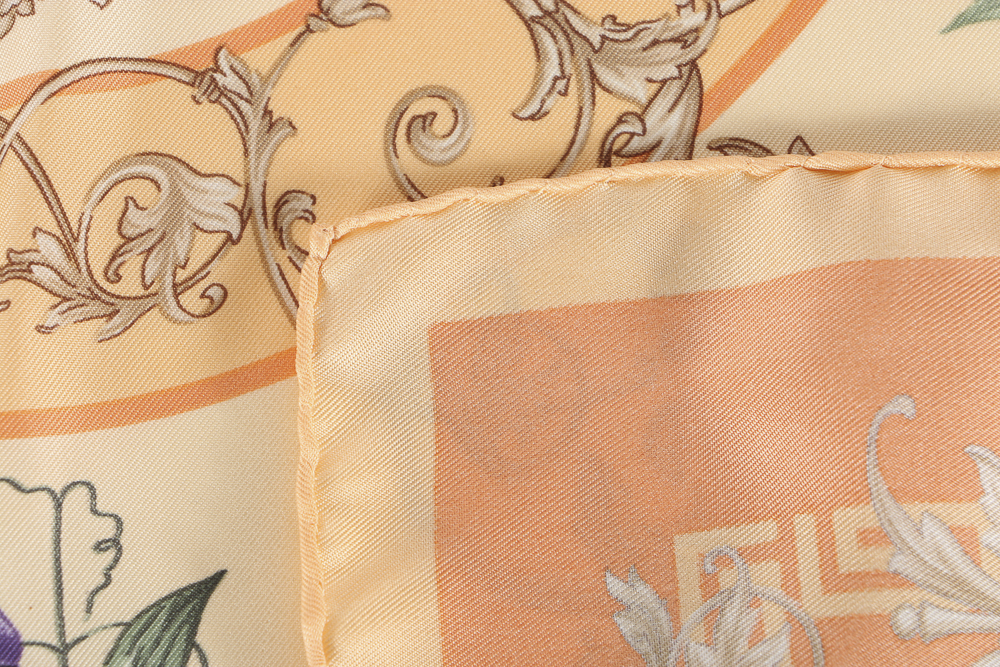 Salvatore Ferragamo and Versace Silk Scarves