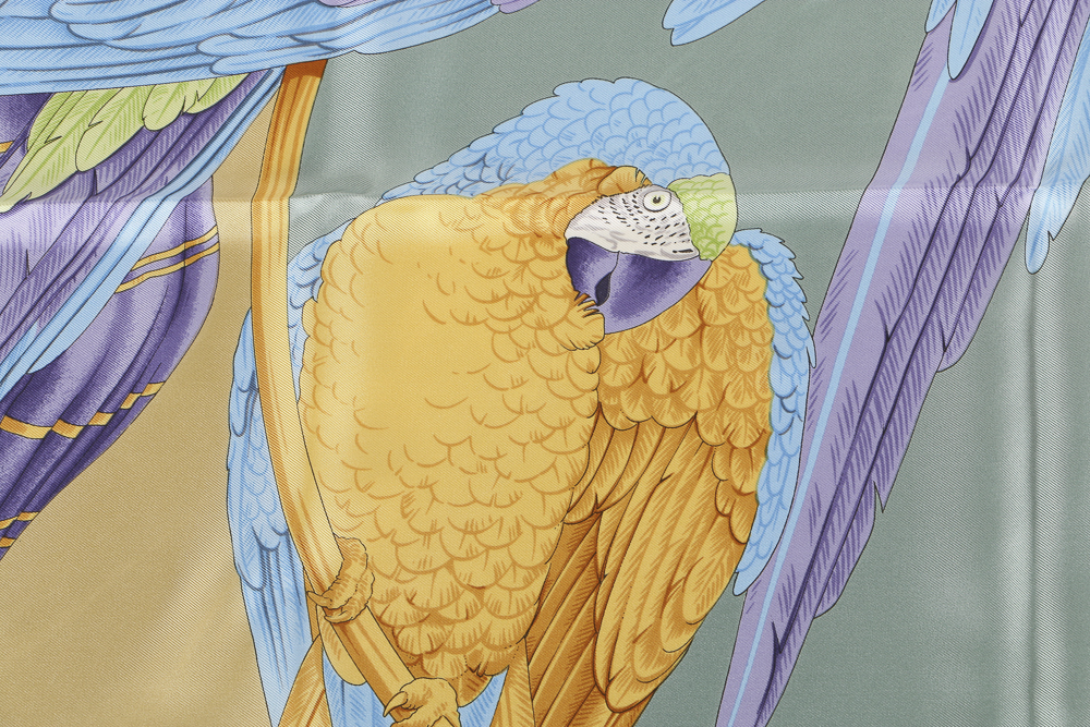 Salvatore Ferragamo and Versace Silk Scarves