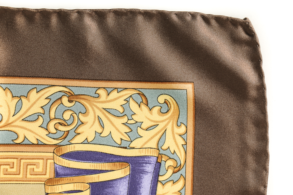 Salvatore Ferragamo and Versace Silk Scarves