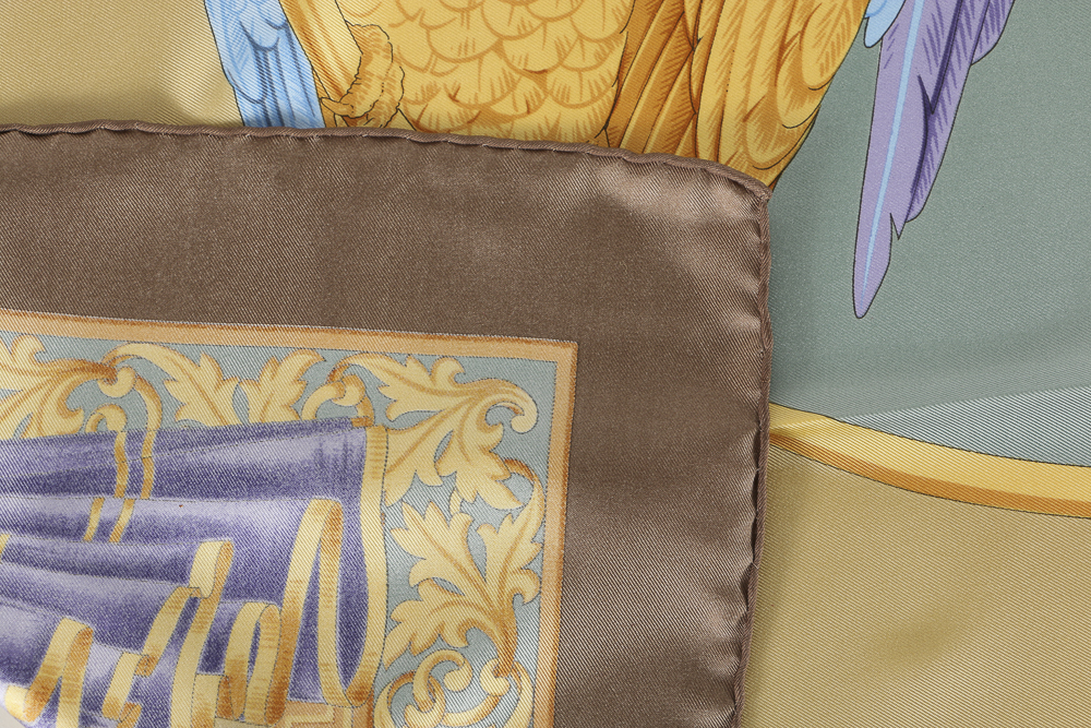 Salvatore Ferragamo and Versace Silk Scarves