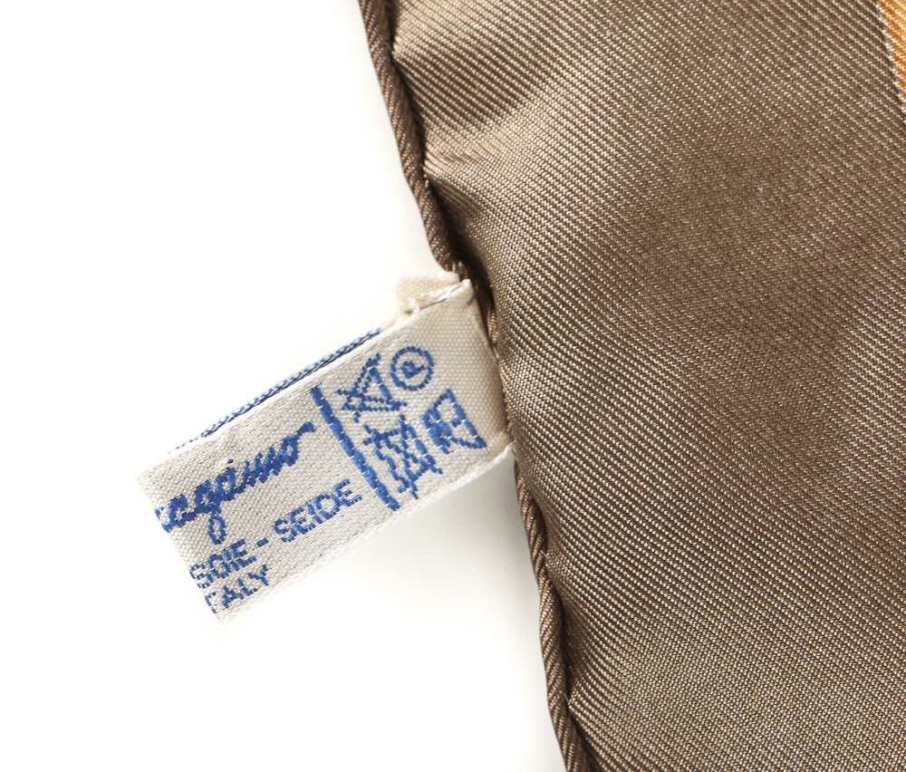 Salvatore Ferragamo and Versace Silk Scarves