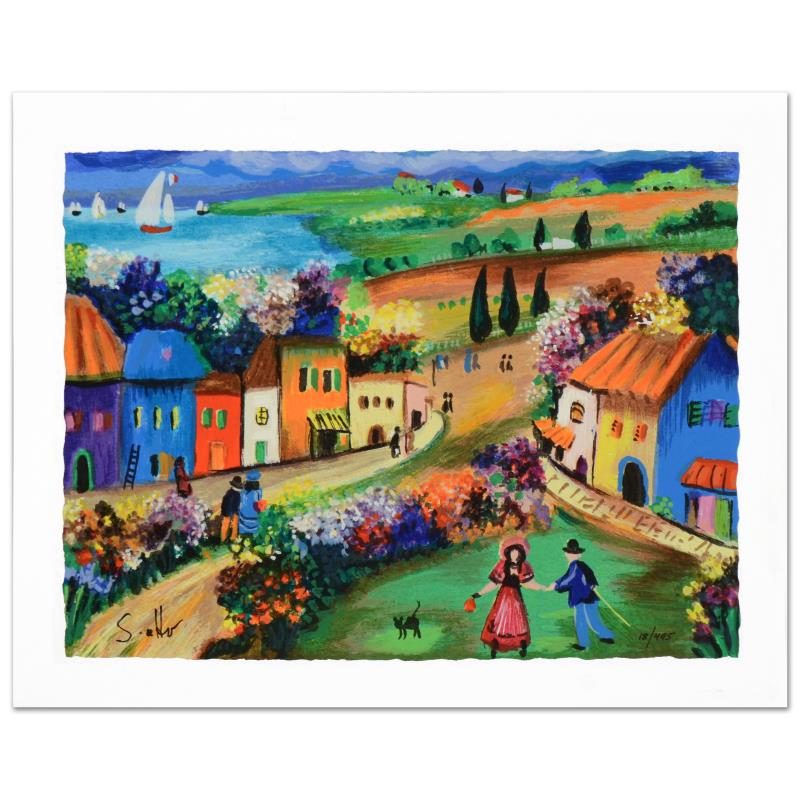 Shlomo Alter "The Village" Limited Edition Serigraph