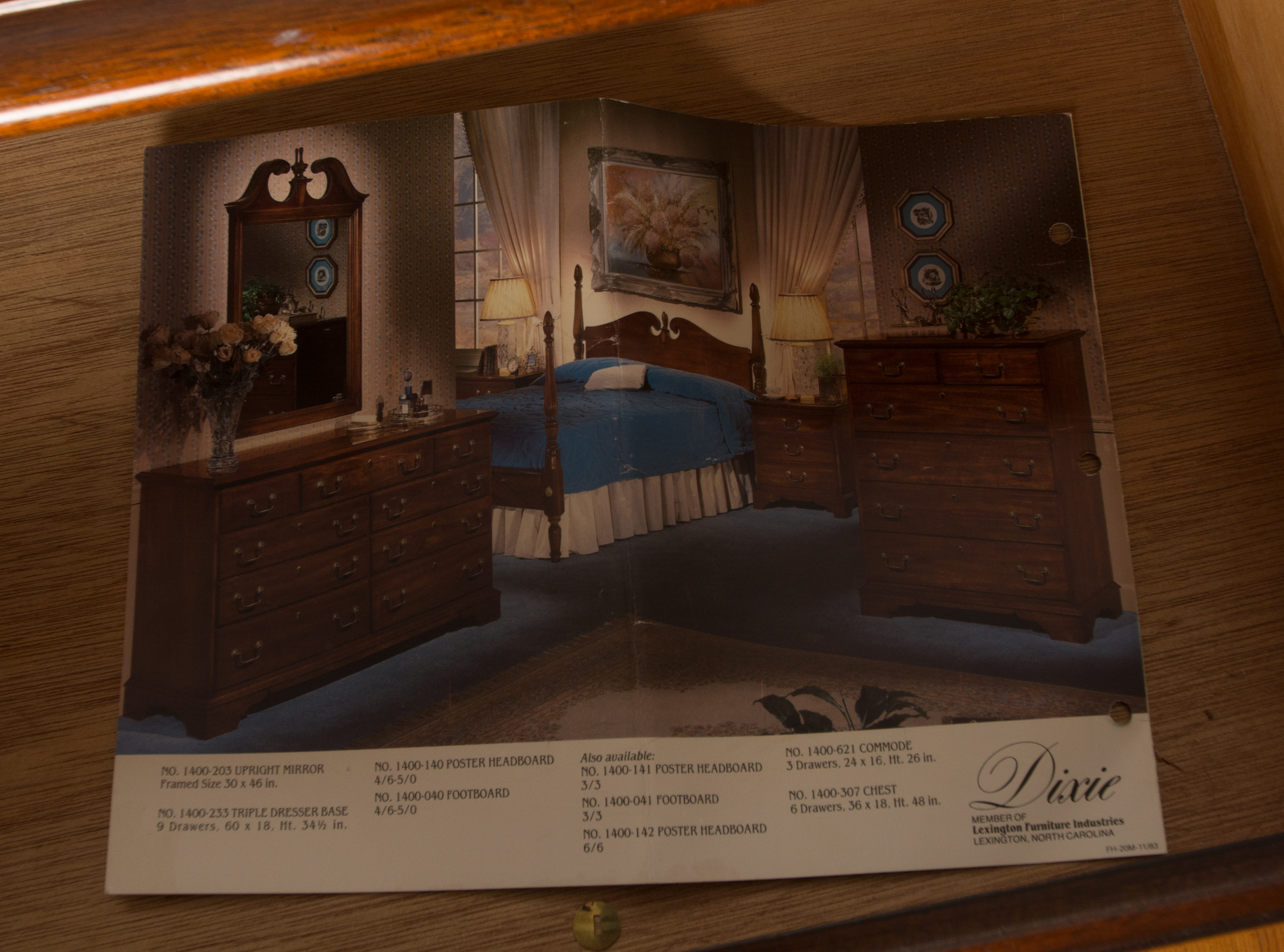 Dixie Furniture "Georgian Manor" Nightstand