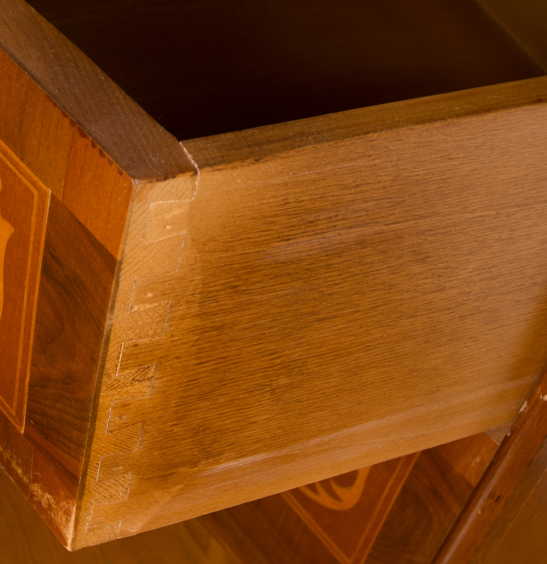 Louis XV Style Mahogany Veneer  Secretaire Ecritoire