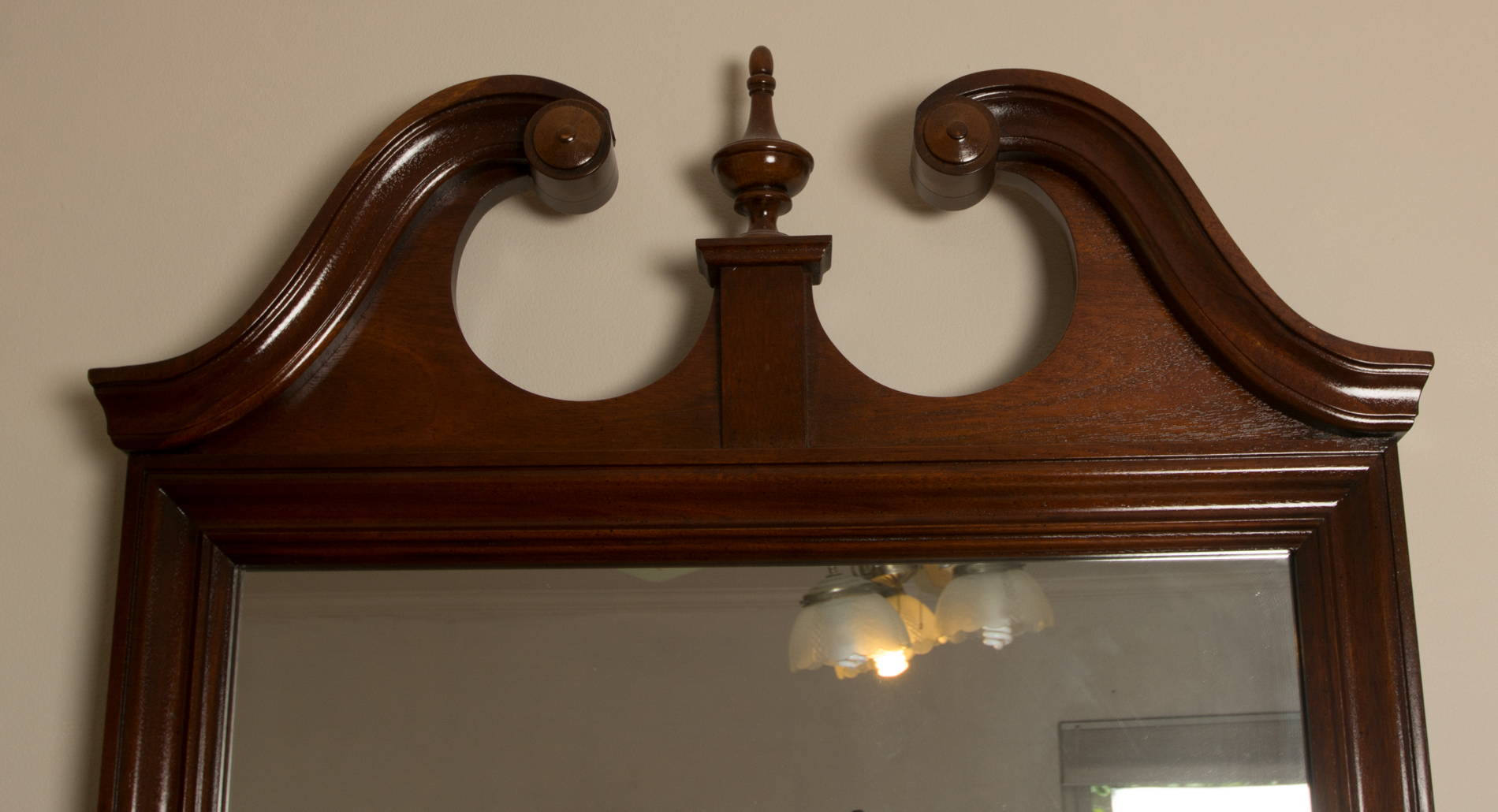"Georgian Manor" Dresser with Mirror by Dixie Furniture