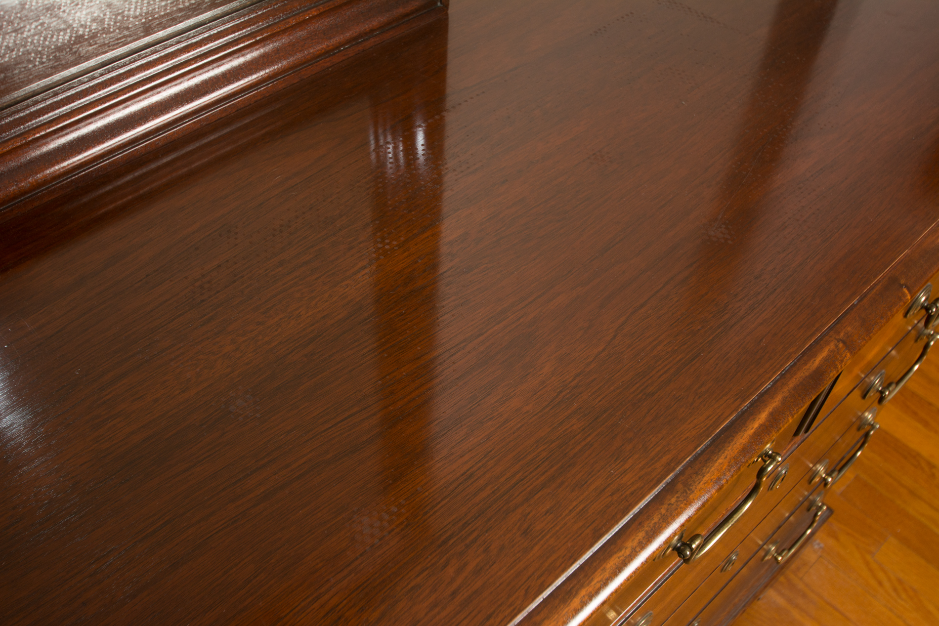 "Georgian Manor" Dresser with Mirror by Dixie Furniture