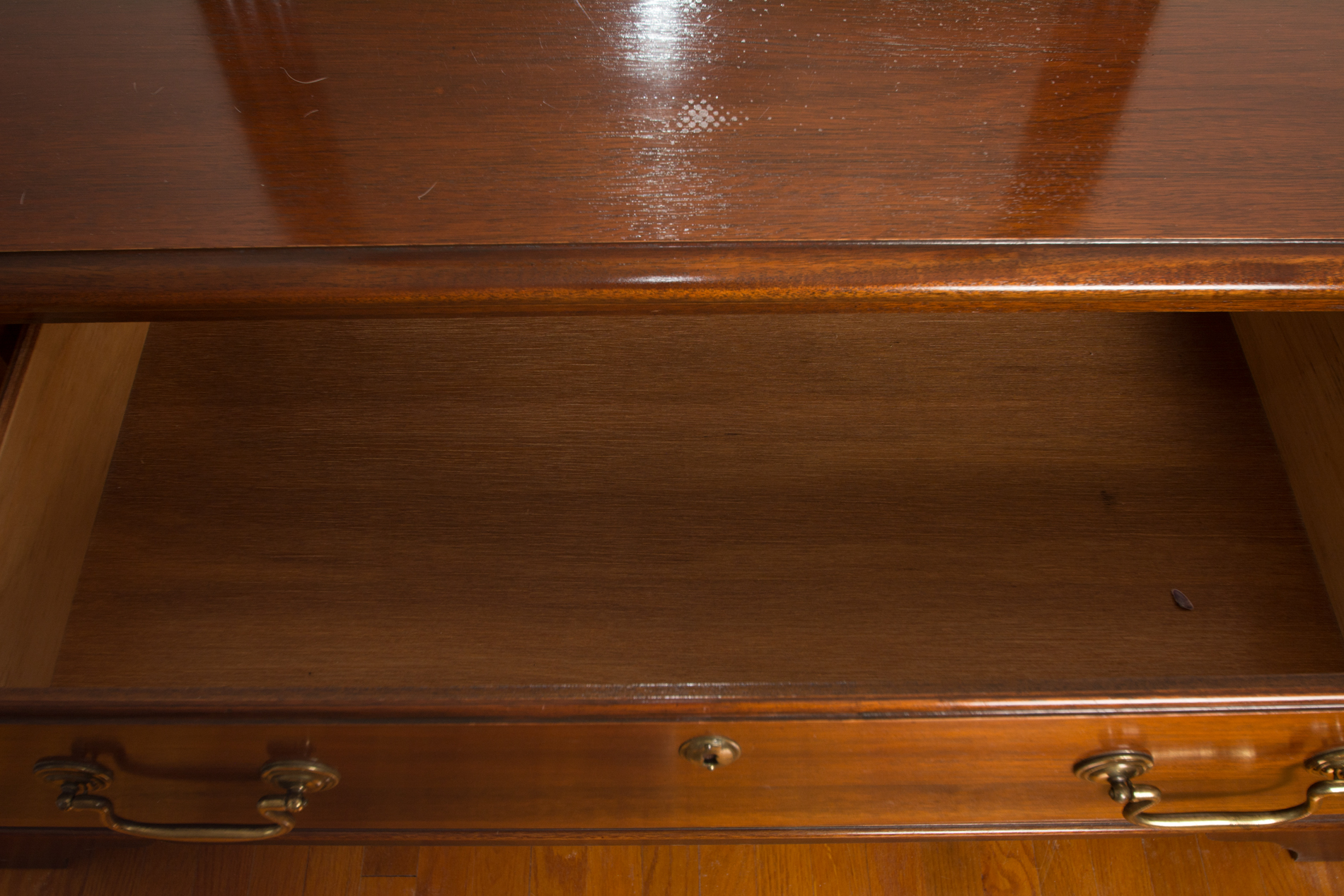 "Georgian Manor" Dresser with Mirror by Dixie Furniture