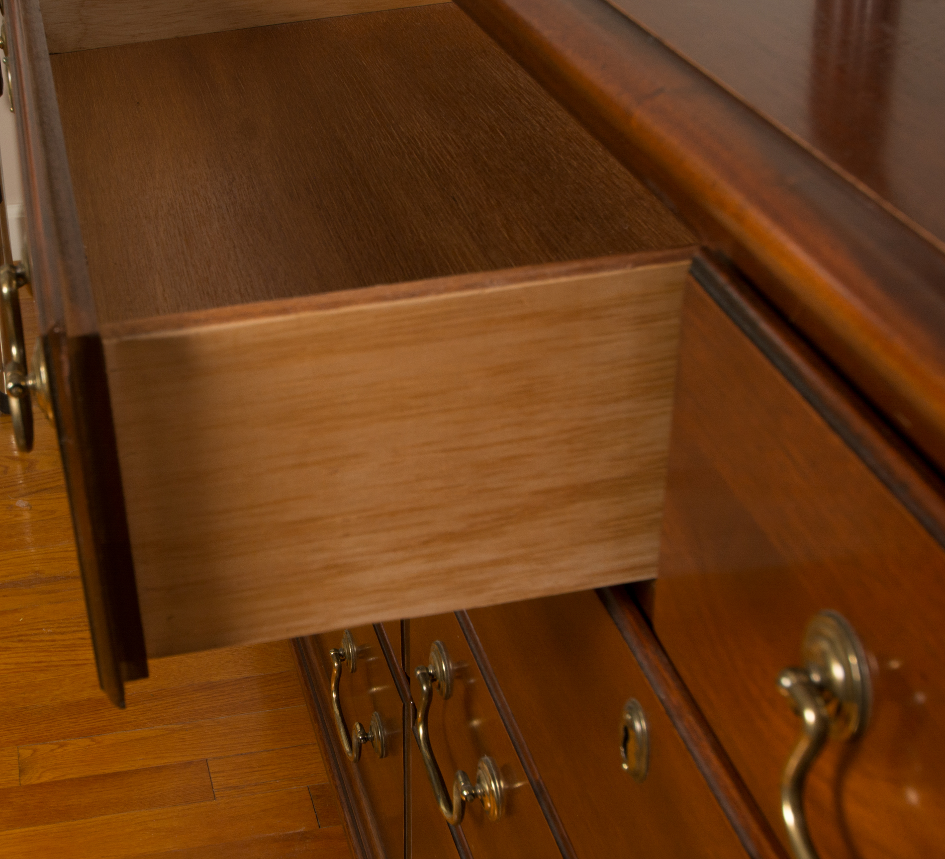 "Georgian Manor" Dresser with Mirror by Dixie Furniture