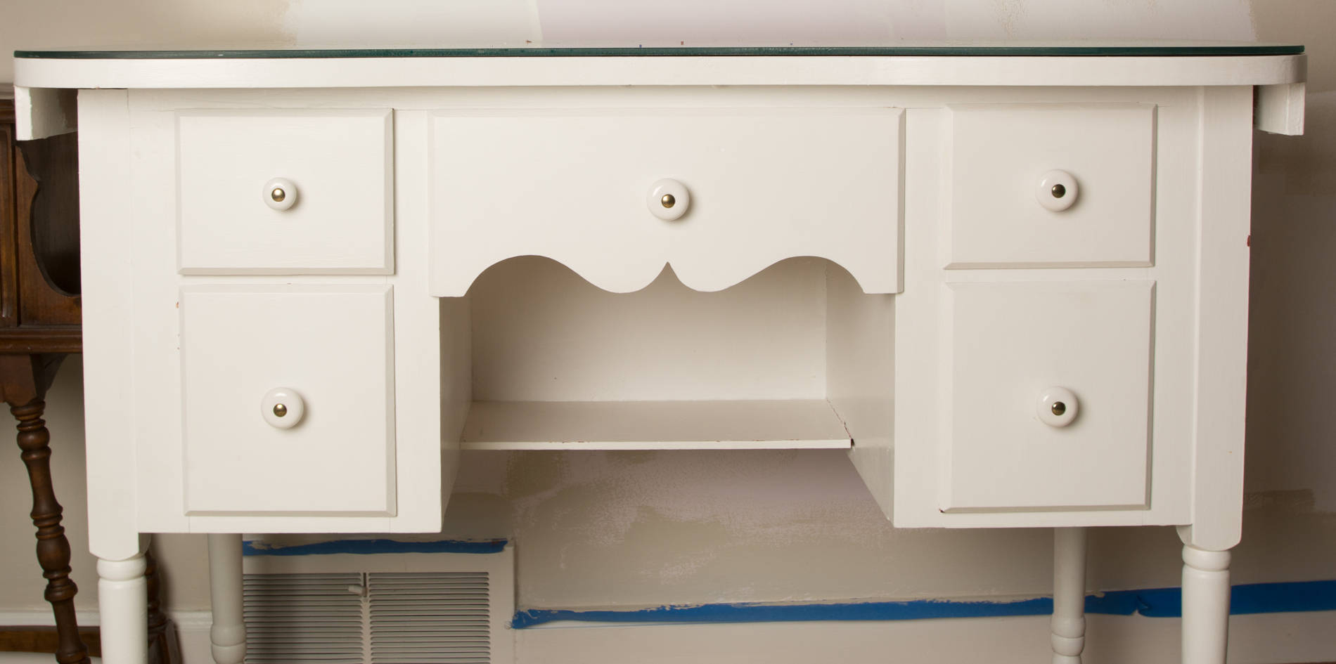 Vintage Mirror Top Vanity Table