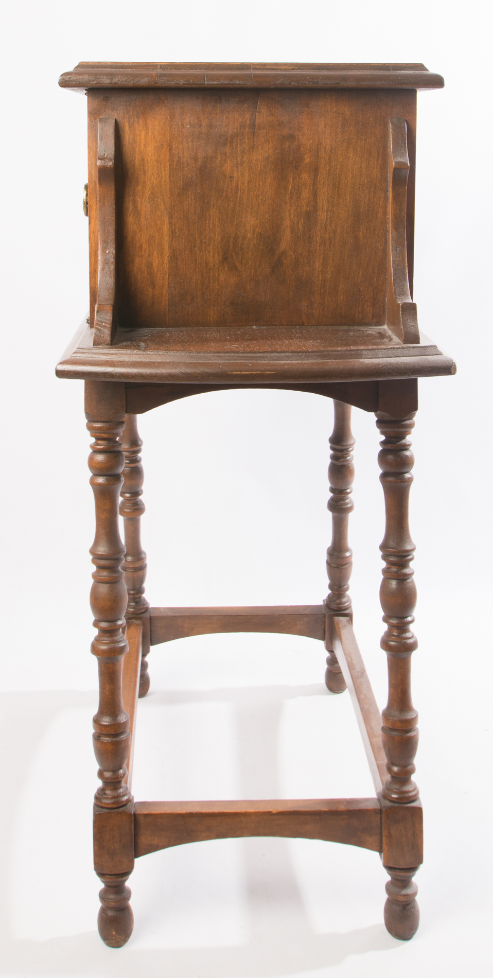 Antique Victorian Copper Lined Humidor Cabinet on Stand