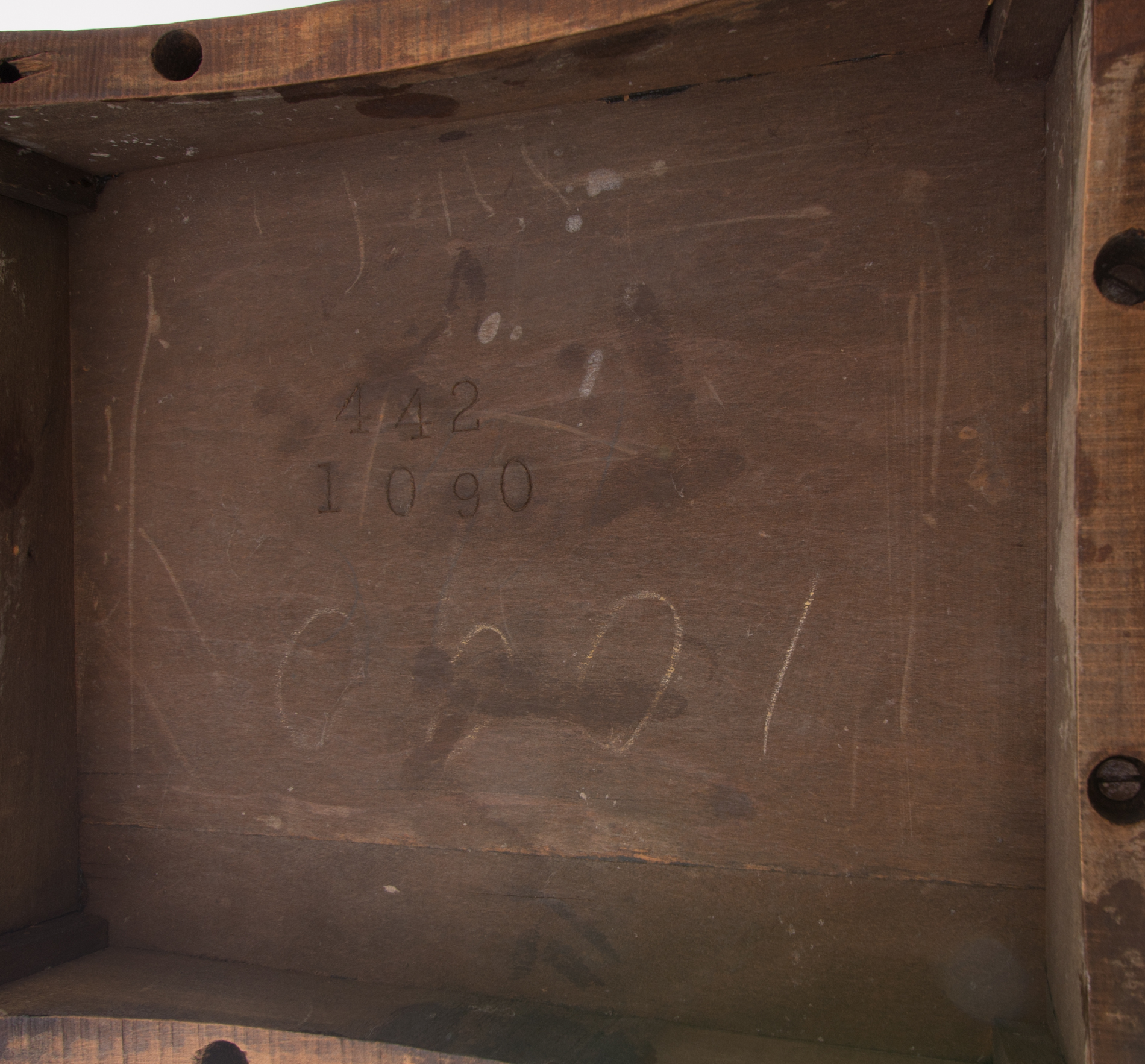 Antique Victorian Copper Lined Humidor Cabinet on Stand