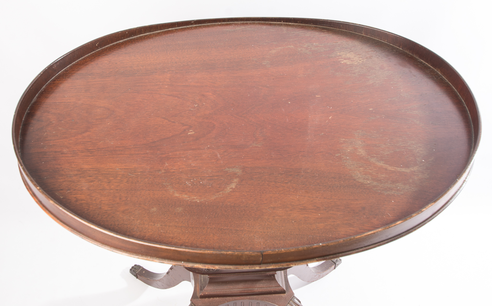 Antique Duncan Phyfe Lyre Side Table