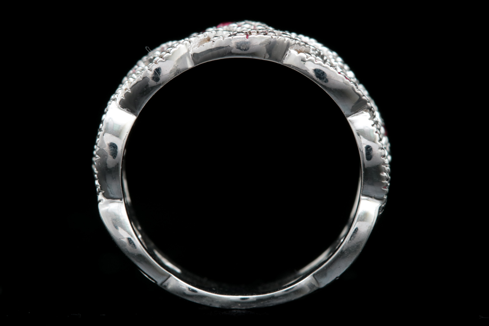 Sterling Silver and Rubellite Ring