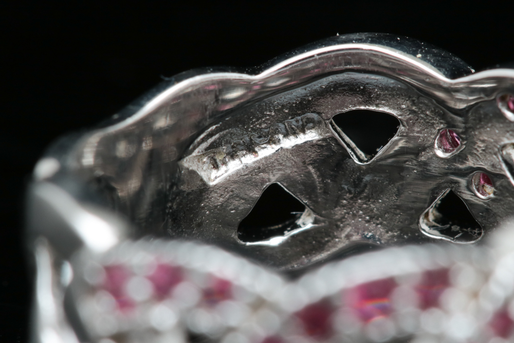 Sterling Silver and Rubellite Ring