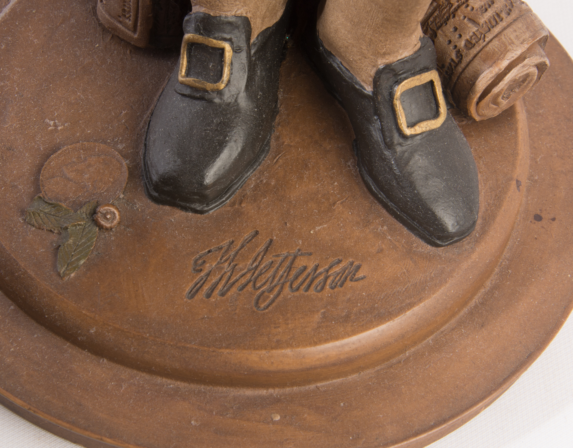 "Thomas Jefferson" and "Betsy Ross" Tom Clark Figurines