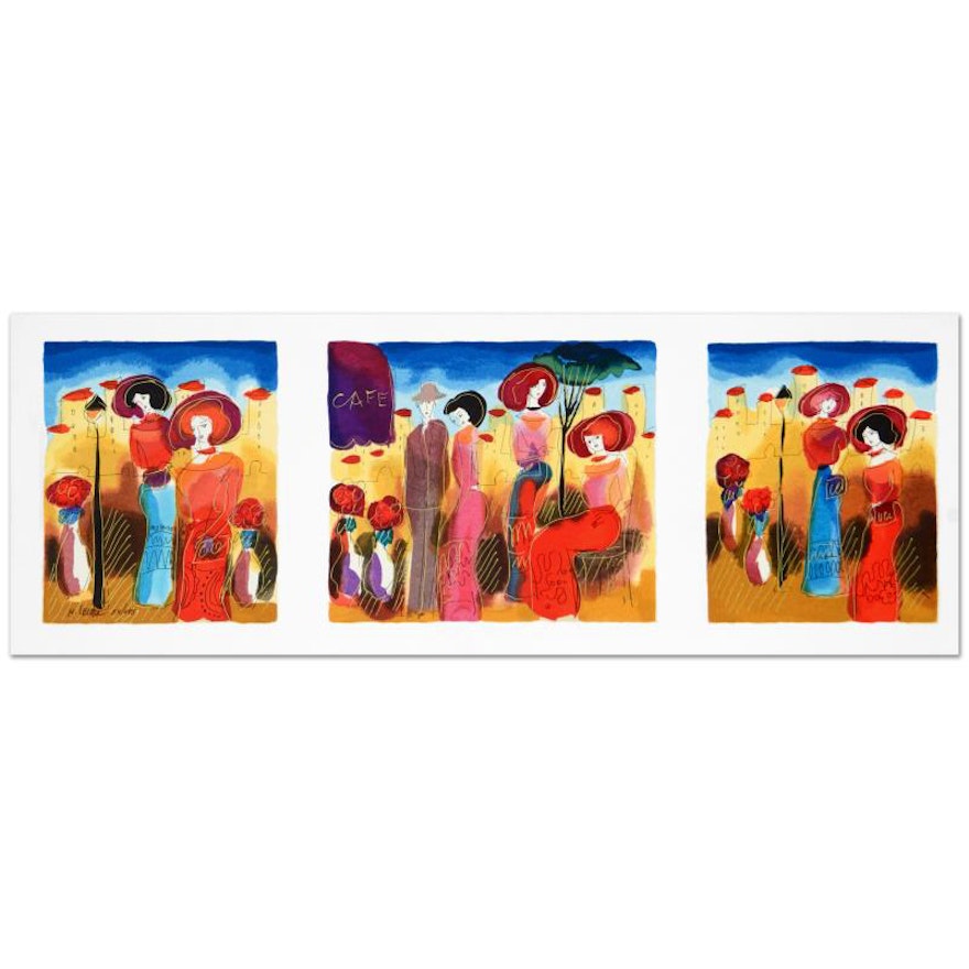"Sunny Afternoon" Limited Edition Serigraph by Moshe Leider