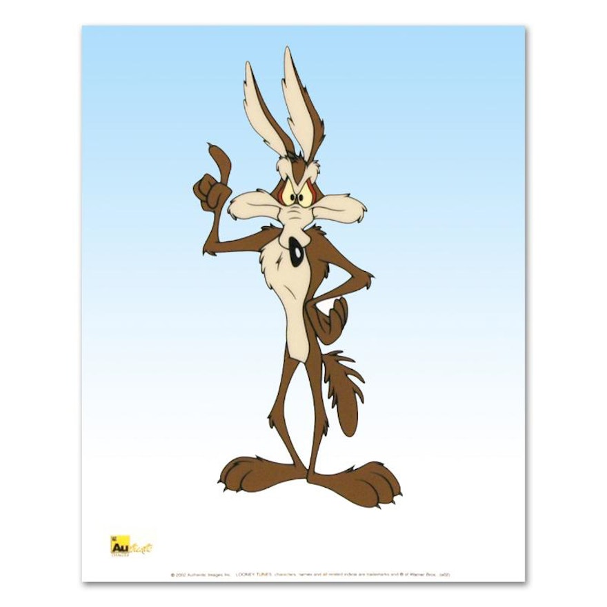 Limited Edition Sericel "Wile E. Coyote"