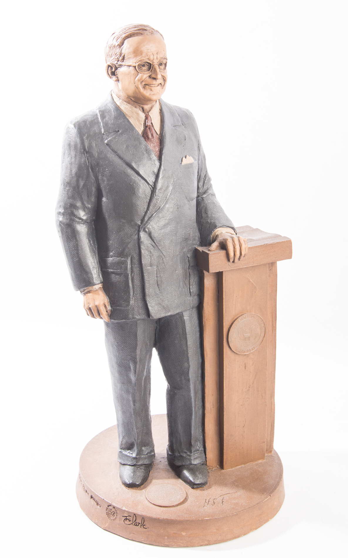 "Andrew Jackson" and "Harry S. Truman" Tom Clark Figurines