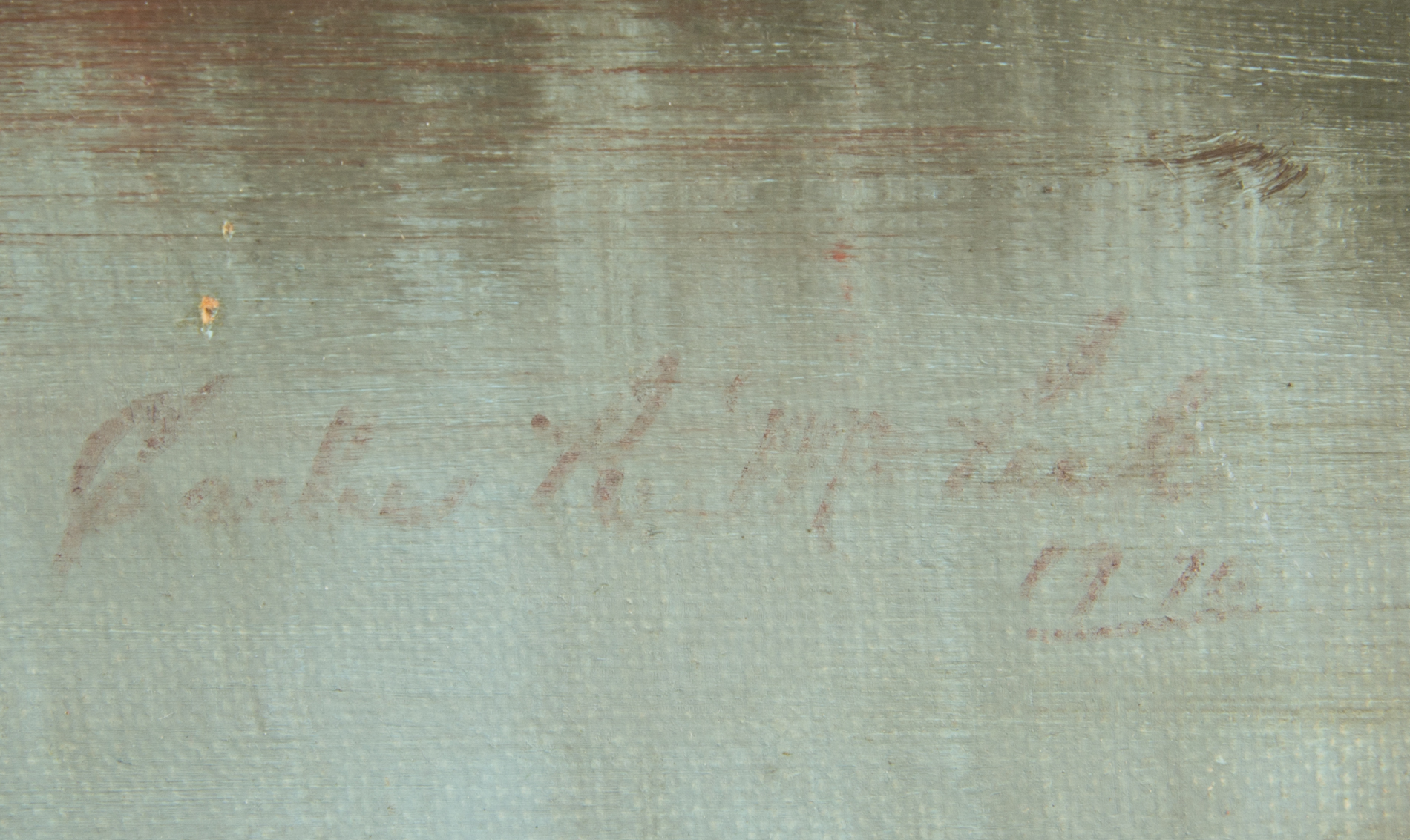 Carlee R. McPeek "The Red Barn" Original Acrylic on Board