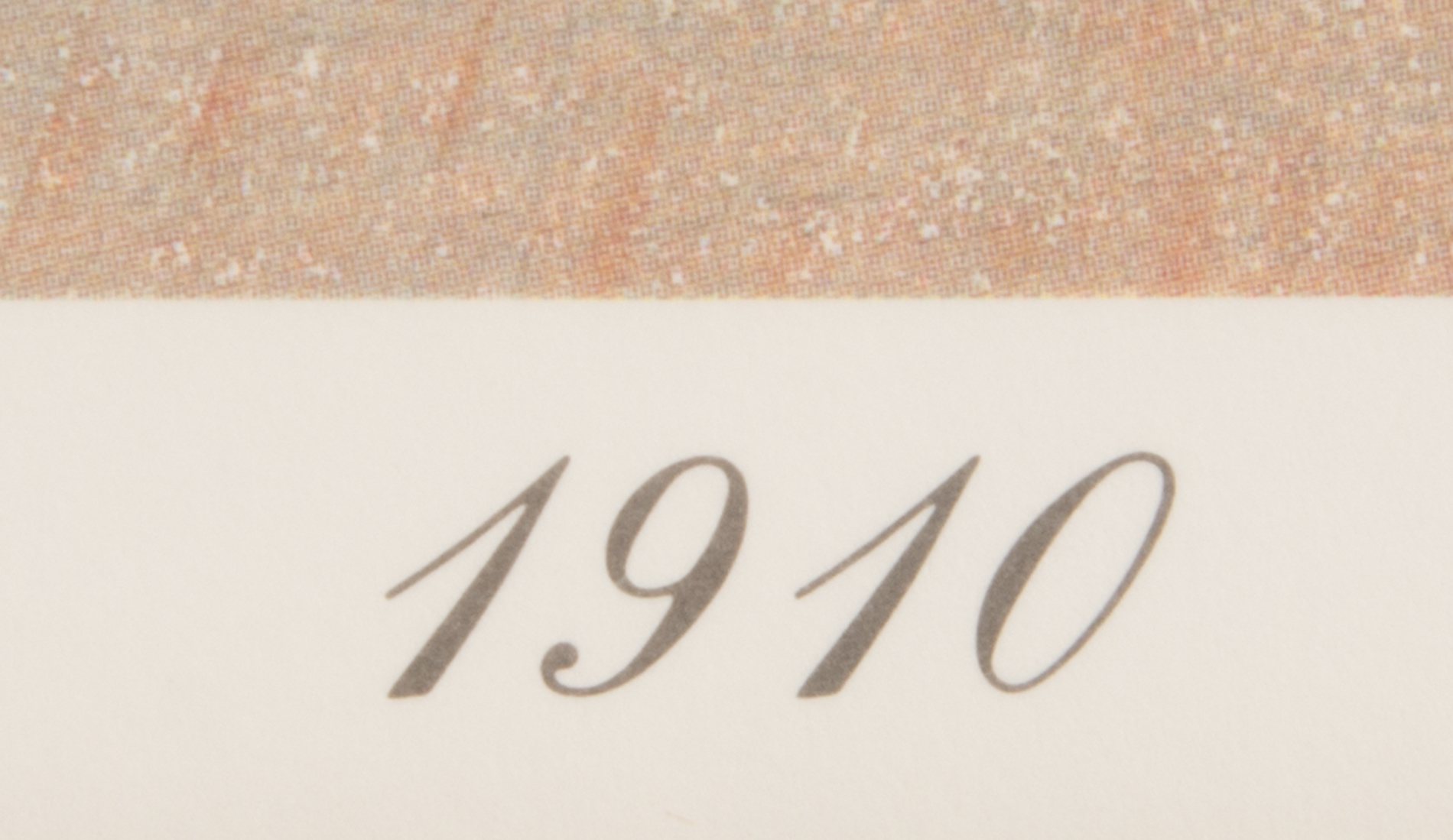 T. Pennington "1910" Signed Limited Edition Offset Lithograph