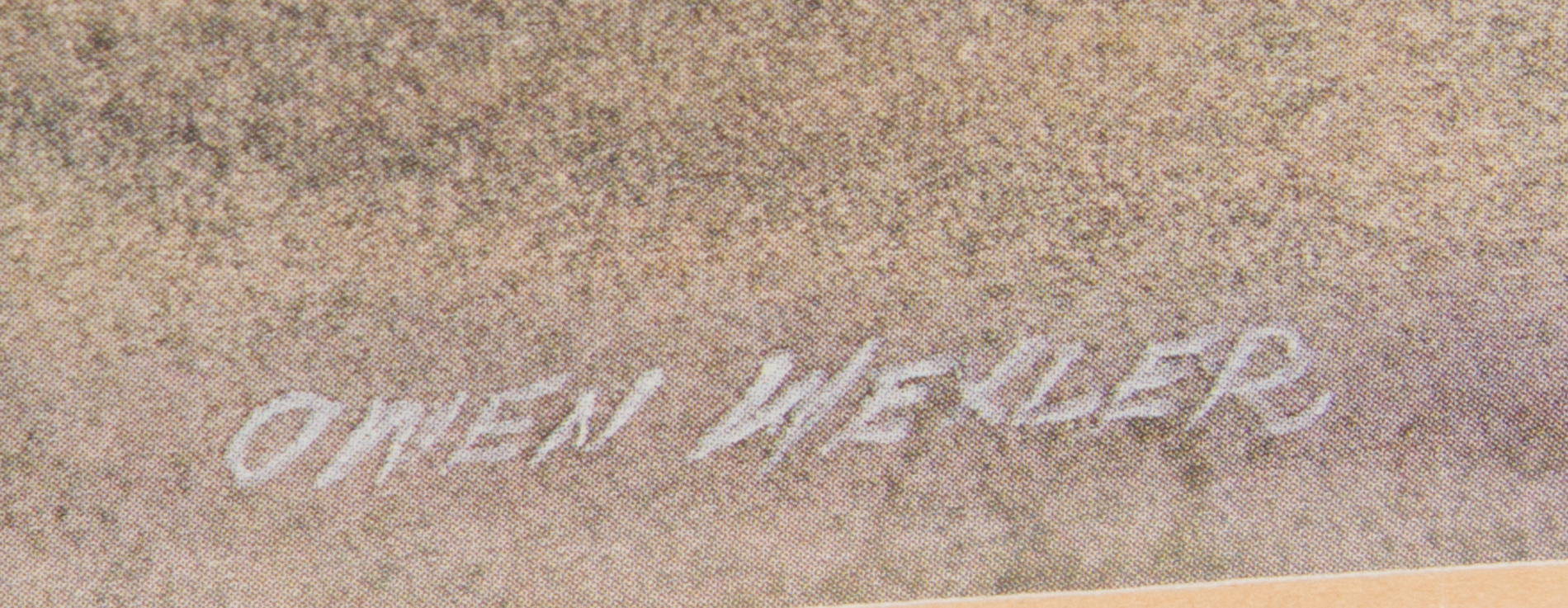 After Owen Wexler Framed Offset Lithograph